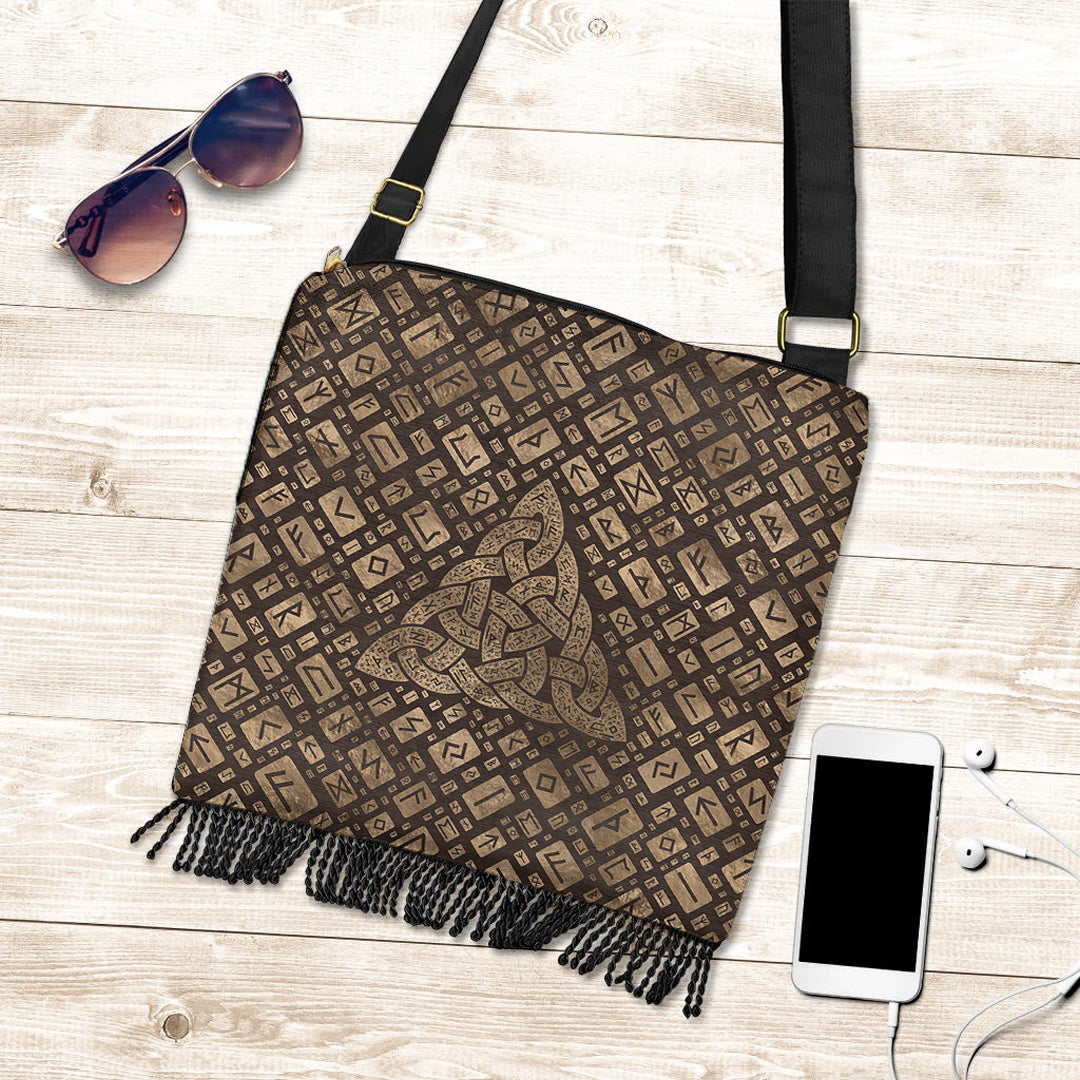 viking-crossbody-boho-handbag-triquetra-and-runic-alphabet-wood-and-gold-crossbody-boho-handbag