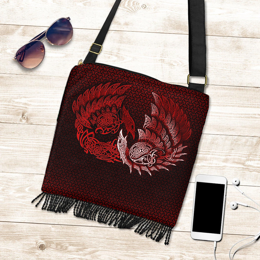 viking-crossbody-boho-handbag-ragnarok-huginn-muninn-red-version-crossbody-boho-handbag
