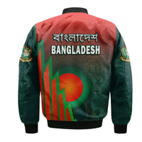 Bangladesh Bangla Tigers Cricket Bomber Jacket Tigers and Bangladesh Flag LT9 - Wonder Print Shop