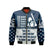 (Custom Personalised) Fathers Day - America Dad and Son Baseball Player Bomber Jacket - Blue No.1 LT9 - Wonder Print Shop