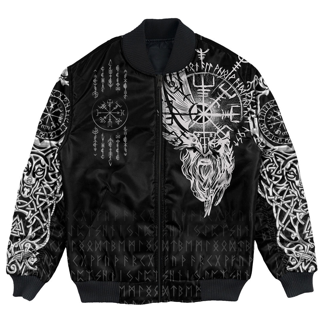 Viking Clothing Viking Compass Vegvisir Tattoo Bomber Jackets RLT12 - Wonder Print Shop