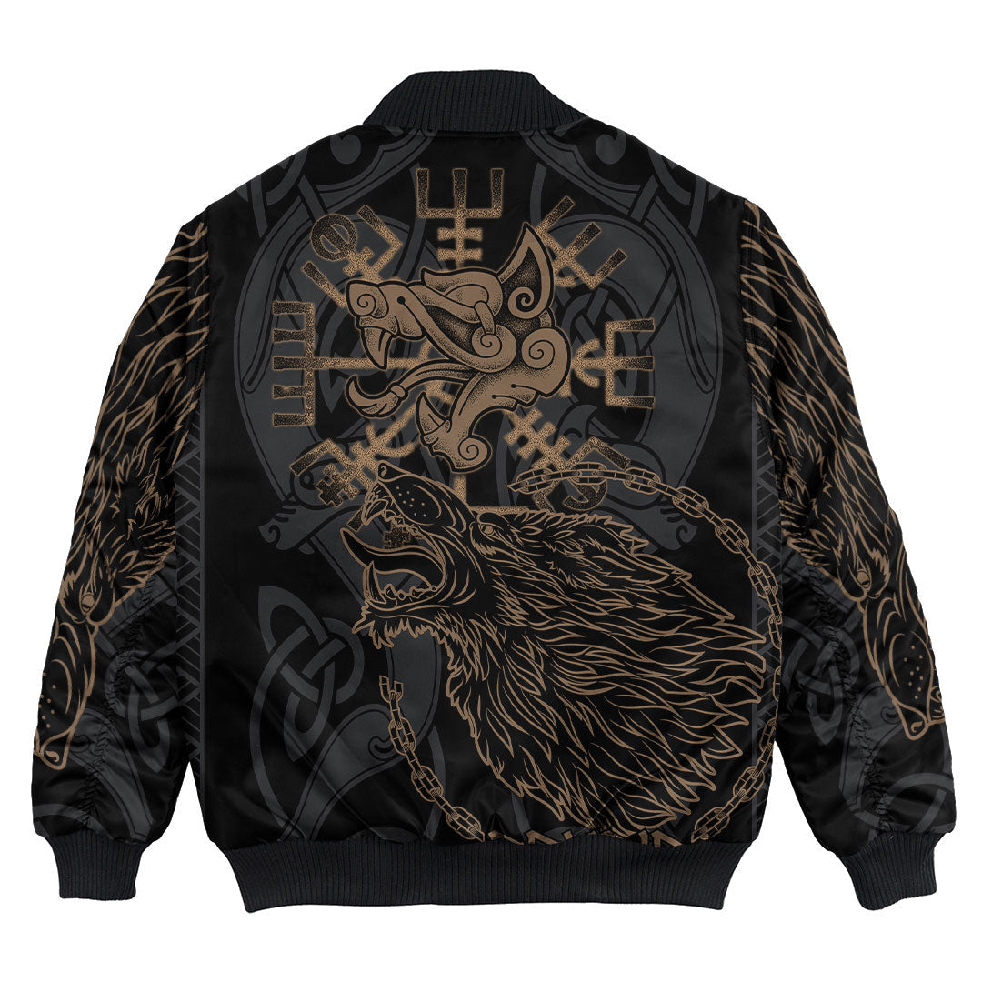 Viking Clothing Viking Fenrir Norse Wolf Bomber Jackets RLT12 - Wonder Print Shop