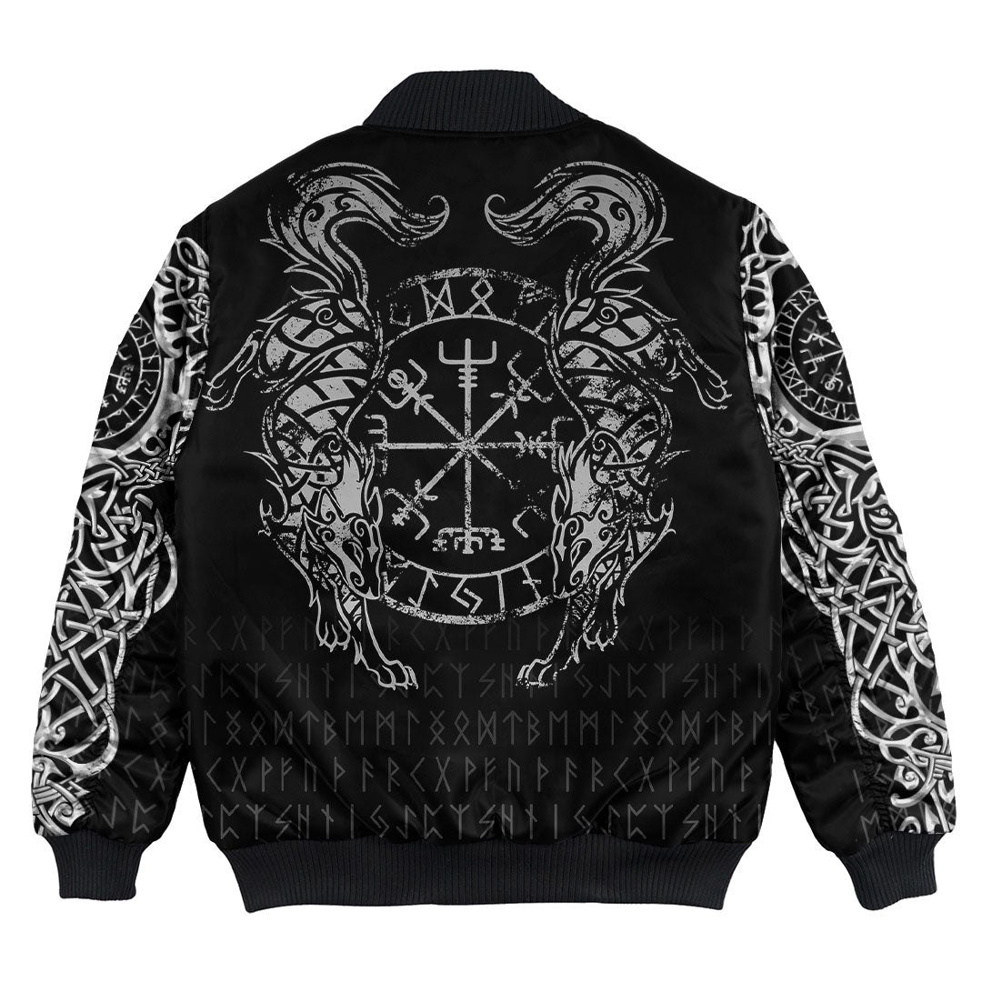 Viking Clothing Viking Compass Vegvisir Tattoo Bomber Jackets RLT12 - Wonder Print Shop