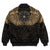 Viking Clothing Viking Odin's Celtic Two Ravens Gold Version Bomber Jackets RLT12 - Wonder Print Shop