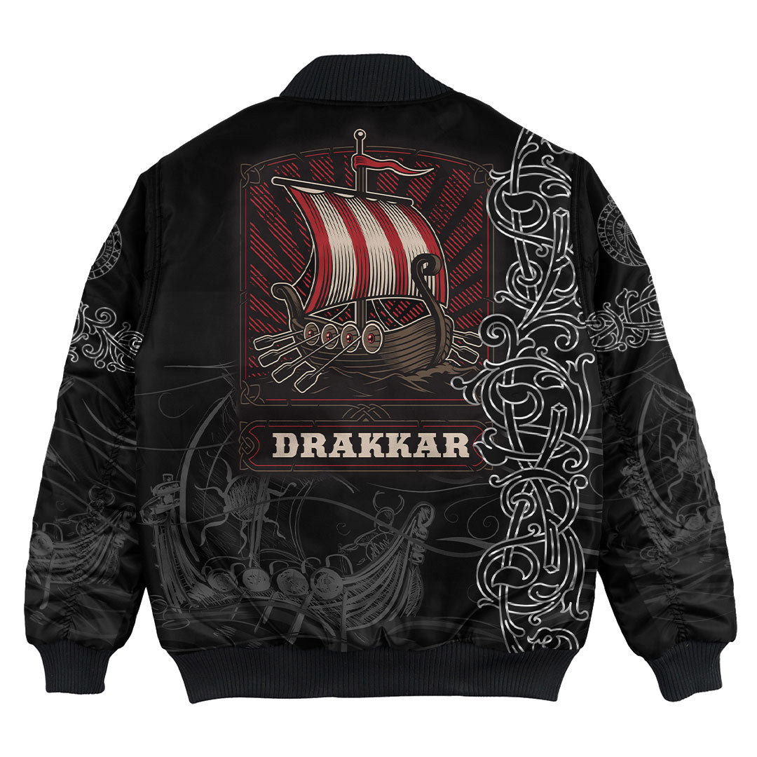 Viking Clothing Viking Drakkar Warship Bomber Jackets RLT12 - Wonder Print Shop