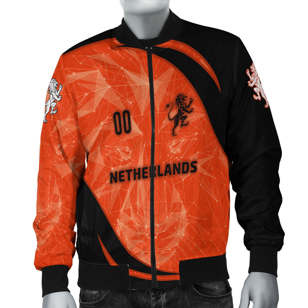 (Custom Personalised) The Netherlands Football 2021 Men's Bomber Jacket Sport Style LT16 - Wonder Print Shop
