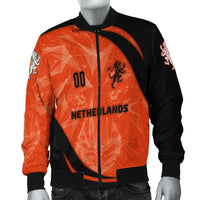 (Custom Personalised) The Netherlands Football 2021 Men's Bomber Jacket Sport Style LT16 - Wonder Print Shop
