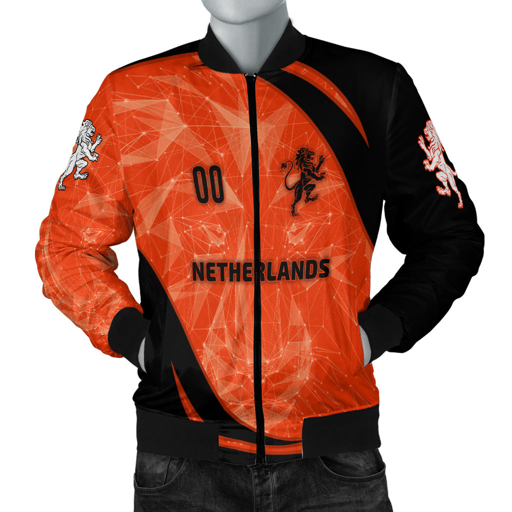 (Custom Personalised) The Netherlands Football 2021 Men's Bomber Jacket Sport Style LT16 - Wonder Print Shop