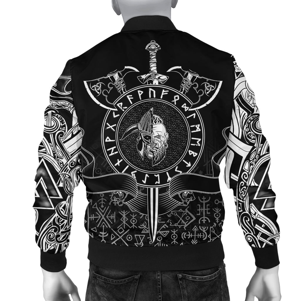 Viking Bomber Jacket Valhalla and Warrior RLT12 - Wonder Print Shop