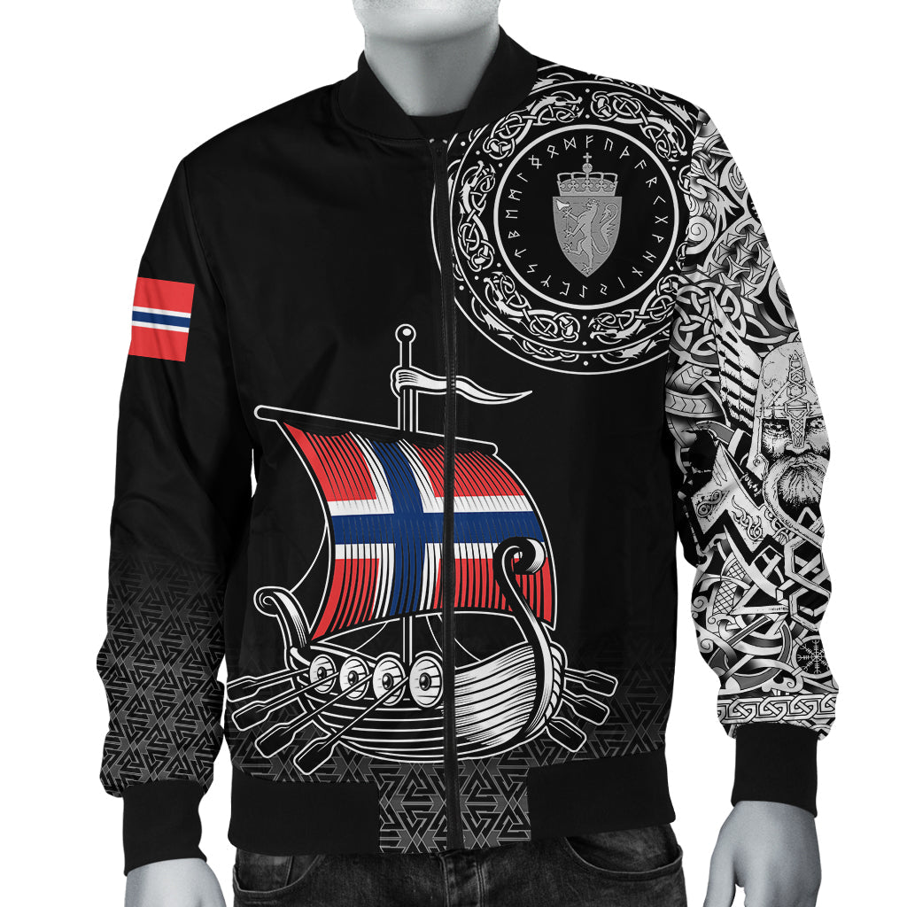 Viking Bomber Jacket Norwegian Drakkar RLT12 - Wonder Print Shop