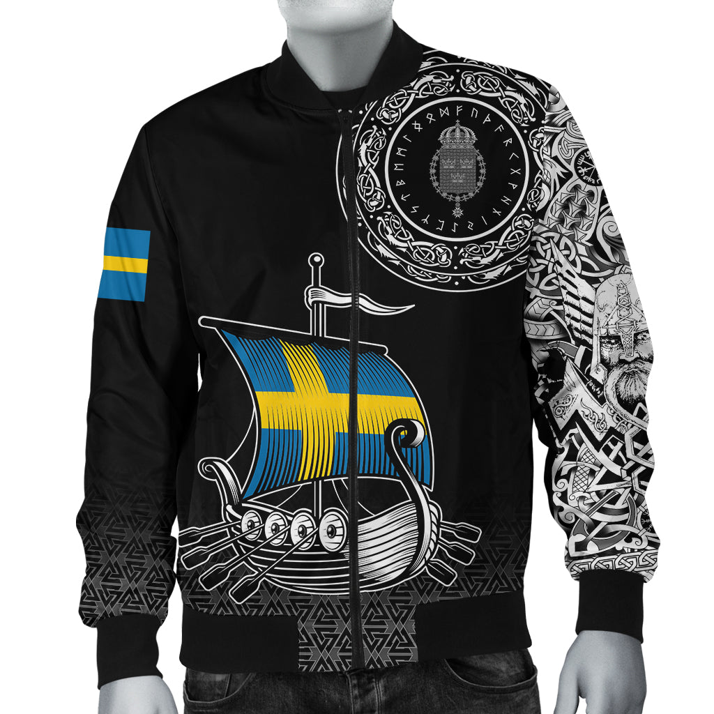 Viking Bomber Jacket Swedish Drakkar RLT12 - Wonder Print Shop