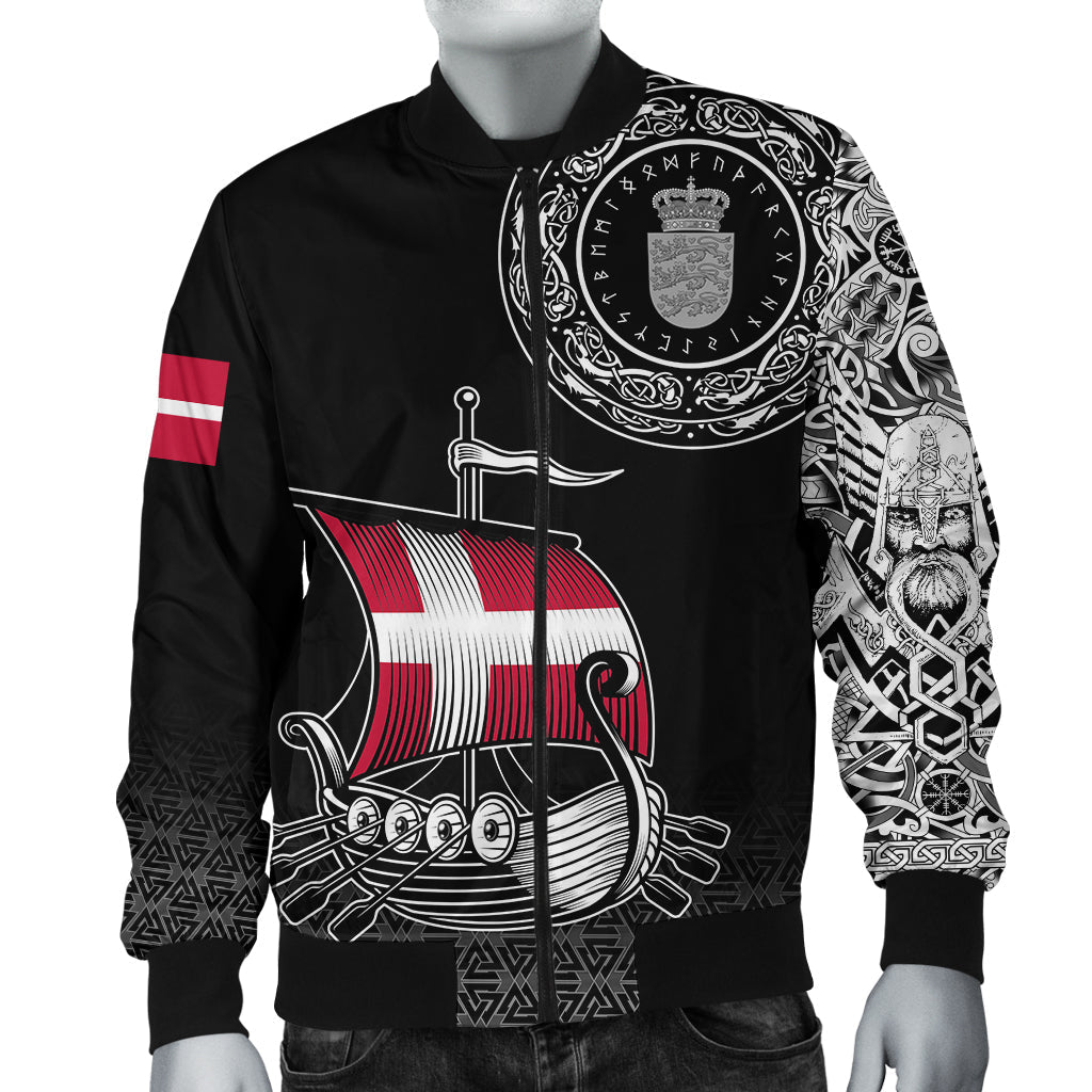 Viking Bomber Jacket Danish Drakkar RLT12 - Wonder Print Shop