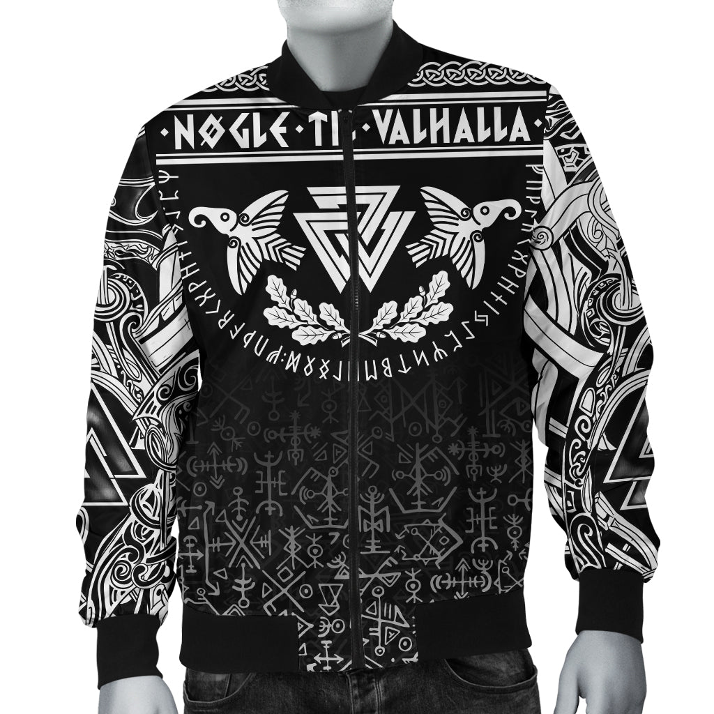 Viking Bomber Jacket Valhalla and Warrior RLT12 - Wonder Print Shop