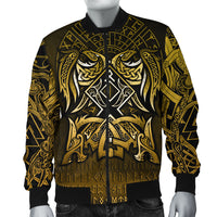 Viking Bomber Jacket Othala and Raven Golden RLT12 - Wonder Print Shop