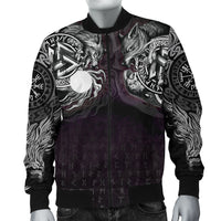 Viking Bomber Jacket Hati and Skoll Valknut RLT12 - Wonder Print Shop