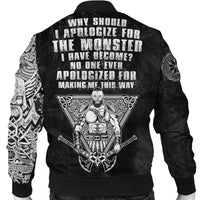 Viking Bomber Jacket See You In Valhalla RLT12 - Wonder Print Shop