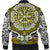 Viking Men's Bomber Jacket Raven Of Odin and Symbol Viking On Camo Background RLT12 - Wonder Print Shop