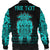 (Custom ) Viking Tyr Tattoo Cyan Bomber Jacket RLT12 - Wonder Print Shop