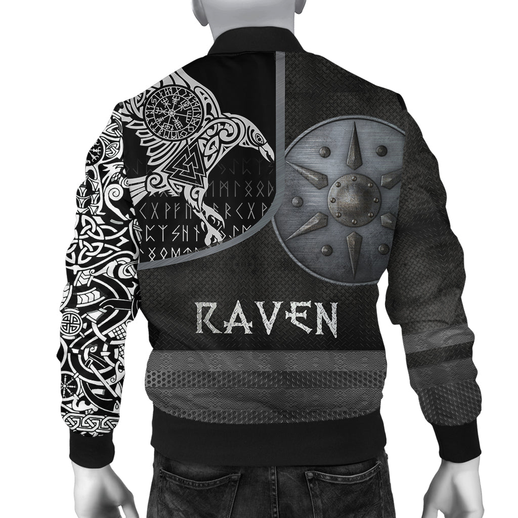 (Custom) Viking Bomber Jacket Armor - Raven Tattoo RLT12 - Wonder Print Shop