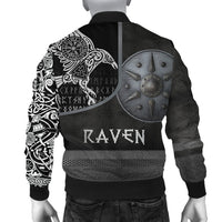 (Custom) Viking Bomber Jacket Armor - Raven Tattoo RLT12 - Wonder Print Shop