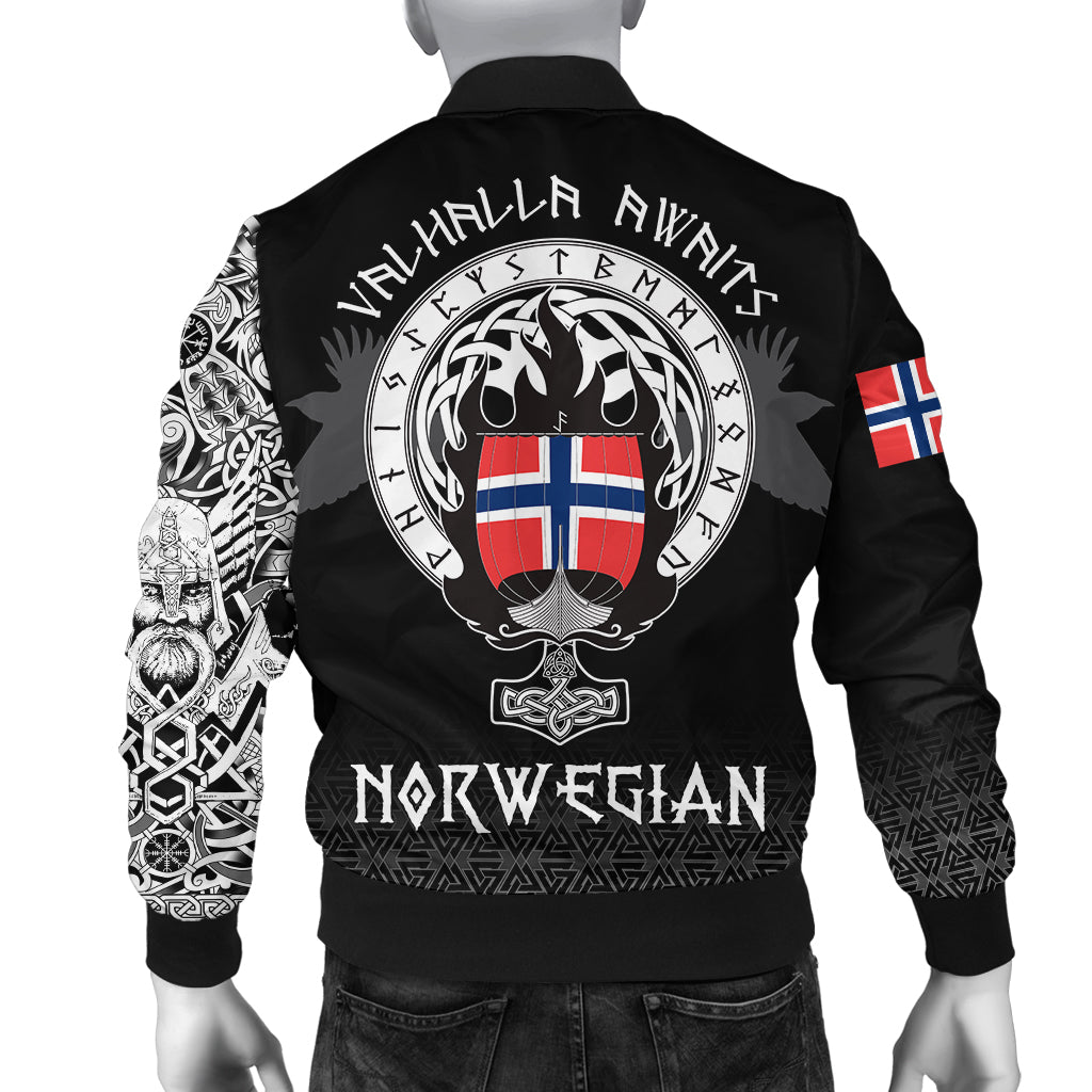 Viking Bomber Jacket Norwegian Drakkar RLT12 - Wonder Print Shop