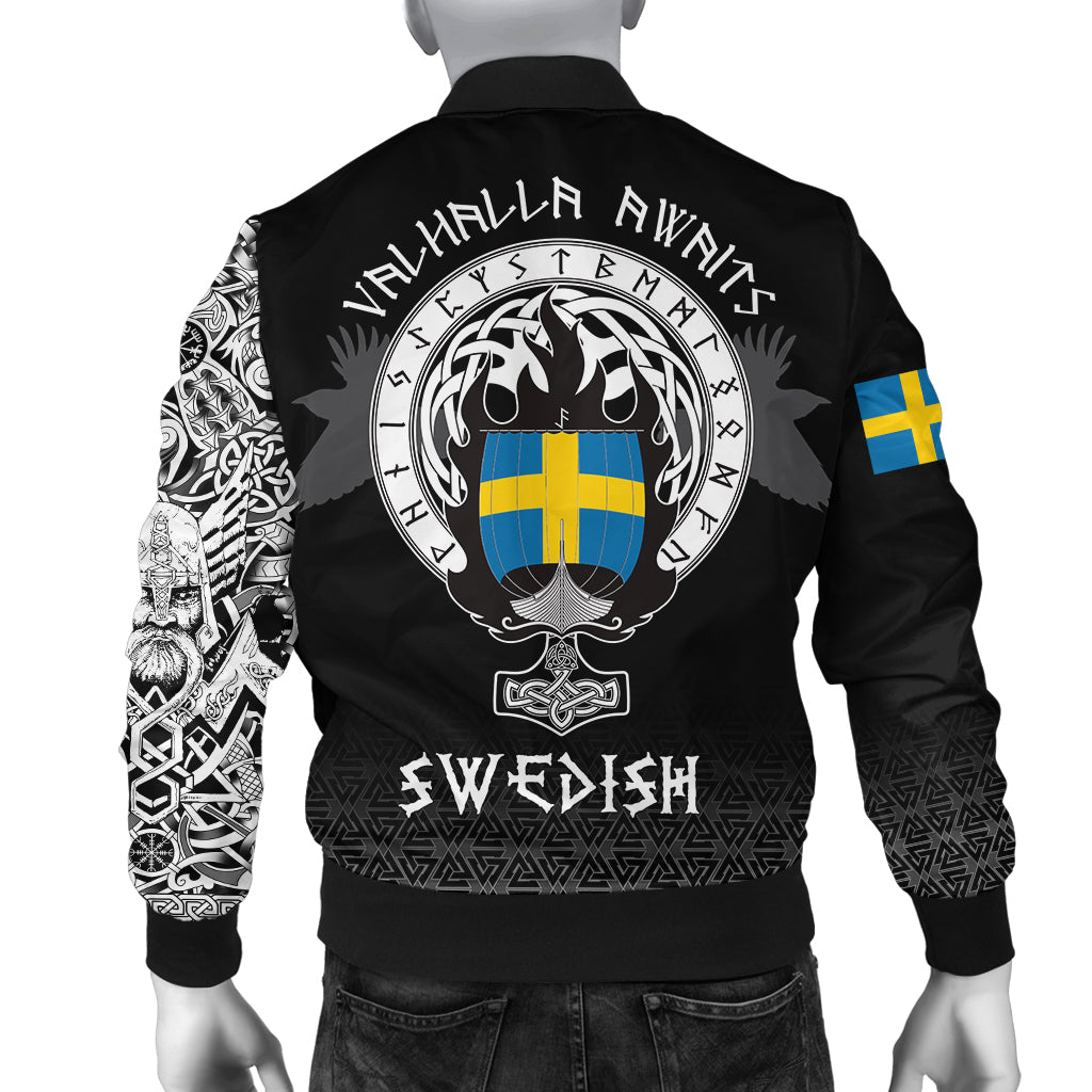 Viking Bomber Jacket Swedish Drakkar RLT12 - Wonder Print Shop
