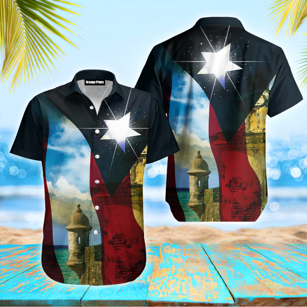 Boricua Puerto Rico Hawaiian Shirt - Wonder Print Shop