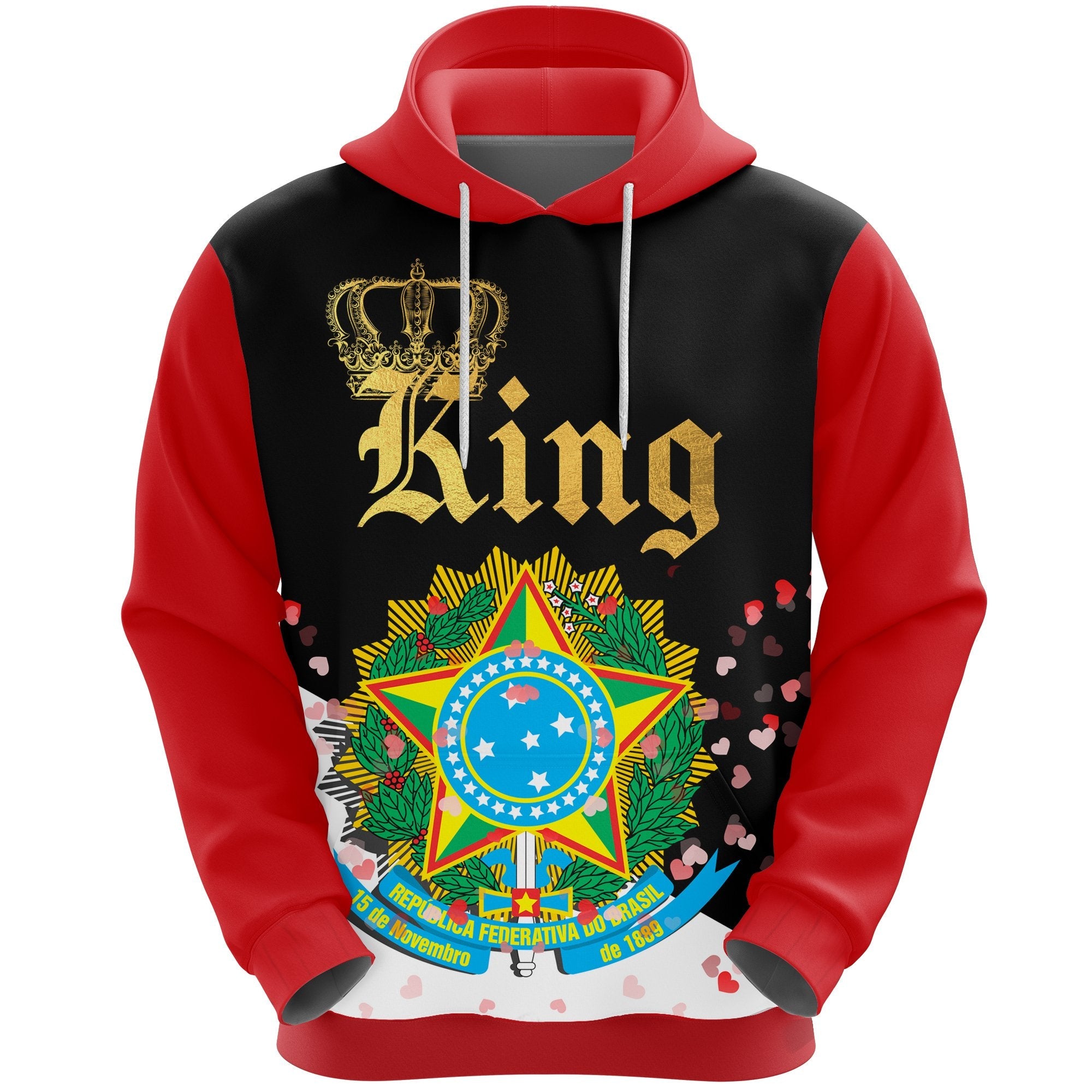 brazil-king-valentine-hoodie