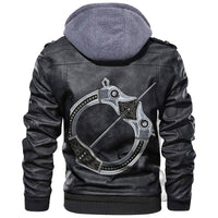 Viking Brooch Fibula Medieval Viking Leather Jacket RLT12 - Wonder Print Shop