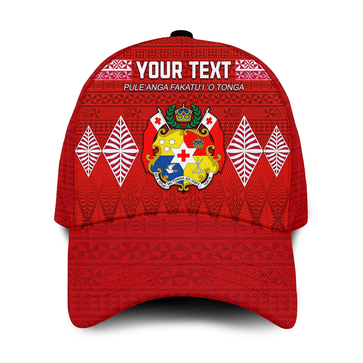custom-personalised-kingdom-of-tonga-classic-cap-ngatu-pattern-tongan