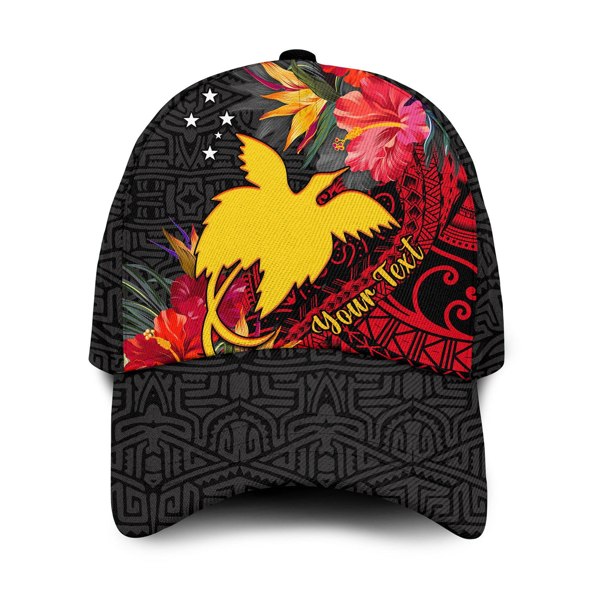 custom-personalised-papua-new-guinea-classic-cap-bird-of-paradise-ver04-lt13