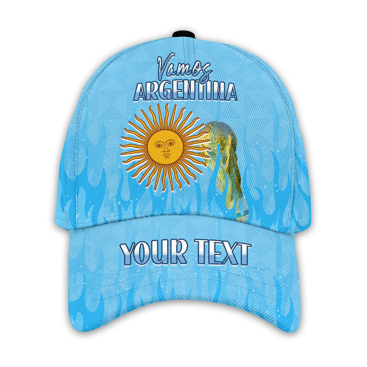 custom-personalised-argentina-football-classic-cap-vamos-sky-champions-world-cup-fire-ver01