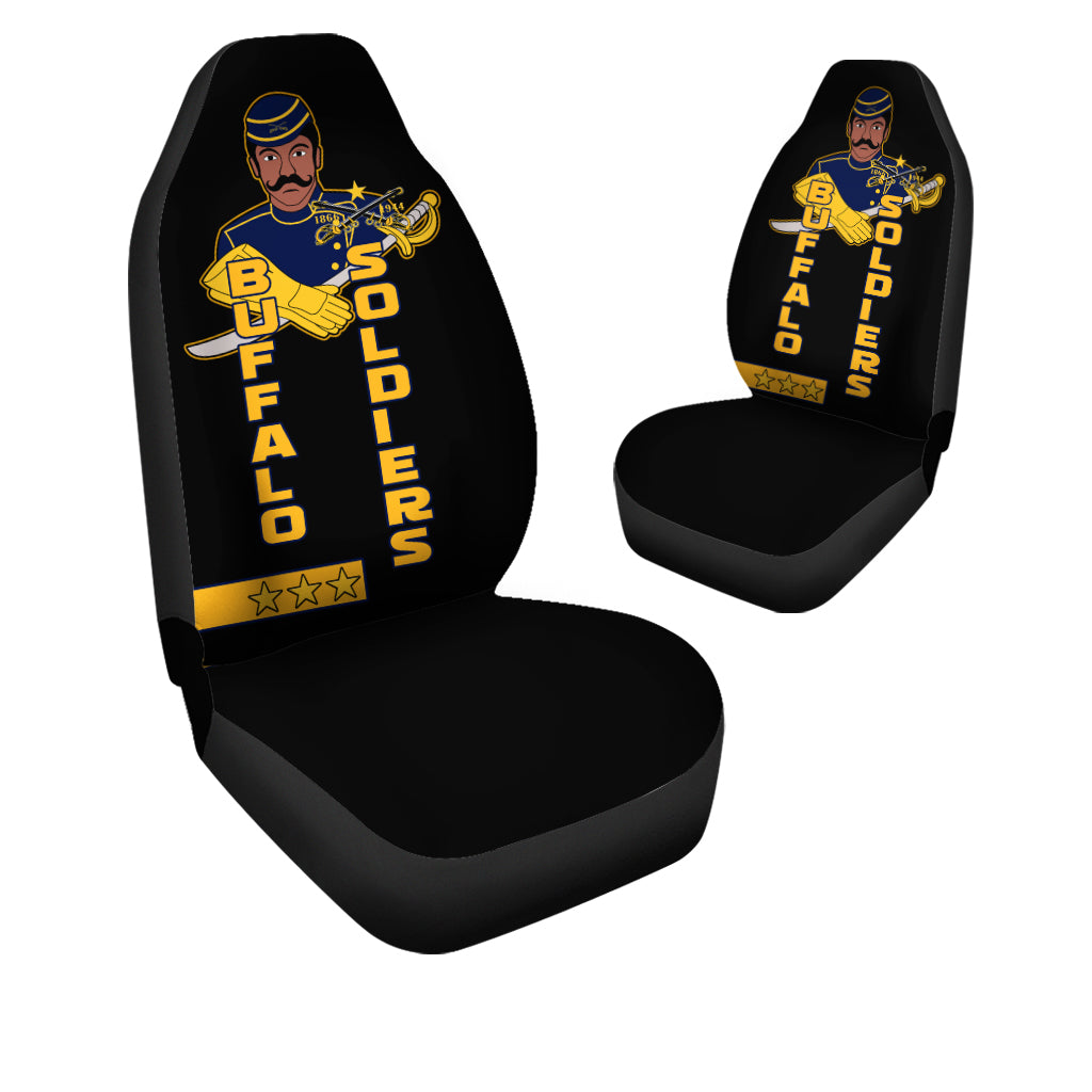 Buffalo Soldiers Car Seat Covers BSMC Club Adore Motorcycle Ver.01 LT13 - Wonder Print Shop