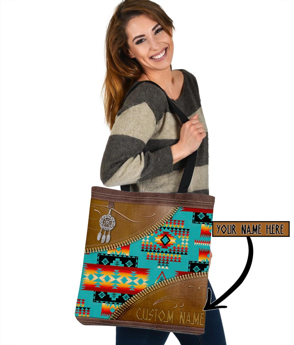 custom-name-native-american-3d-printed-canvas-tote-bag