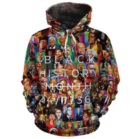 African Hoodie Civil Rights Leaders Oil Painting Art Hoodie - Wonder Print Shop