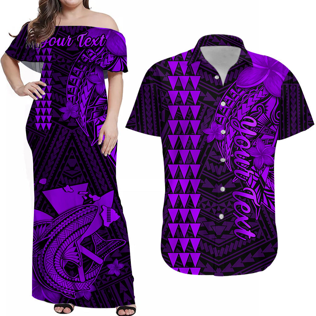 Personalised Hawaii Matching Hawaiian Shirt And Dress Kakau Kanaka Maoli Combine Polynesian Shark Ver.05 - Wonder Print Shop
