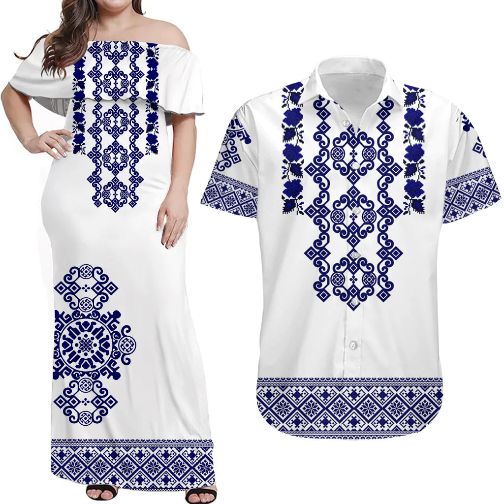 custom-personalised-ukraine-combo-dress-and-hawaiian-shirt-navy-ukrainian-belarus-vyshyvanka