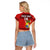 Custom Text And Number Tonga Rugby Raglan Cropped T Shirt Mate Maa Tonga Pacific Ngatu Black - Wonder Print Shop