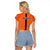Netherlands Football Raglan Cropped T Shirt Holland World Cup 2022 - Wonder Print Shop