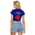 France Rugby Raglan Cropped T Shirt Outgoing Tour Allez Les Bleus - Wonder Print Shop