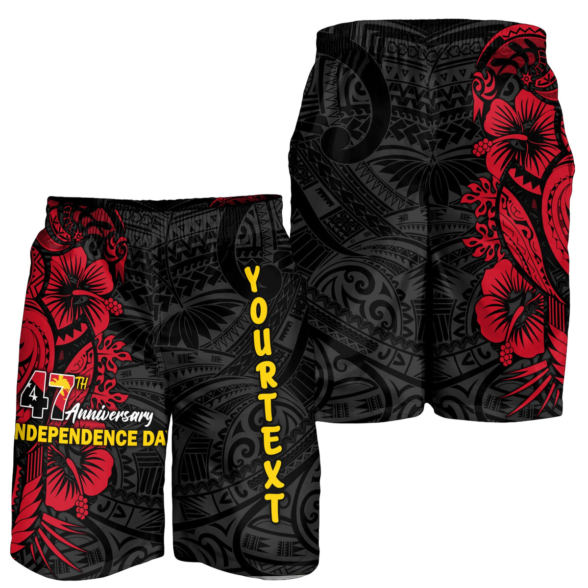custom-personalised-papua-new-guinea-47th-independence-day-bird-of-paradise-men-short
