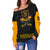 ( Custom Personalized ) Buffalo Soldiers African American Legend Of The Black Soldiers Women Off Shoulder Sweater - LT2