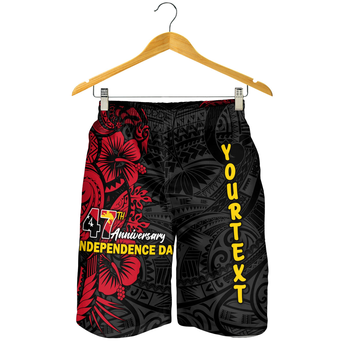 custom-personalised-papua-new-guinea-47th-independence-day-bird-of-paradise-men-short