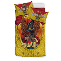 Custom Personalised Papua New Guinea Rugby Kumul Pride Bedding Set - LT2 - Wonder Print Shop