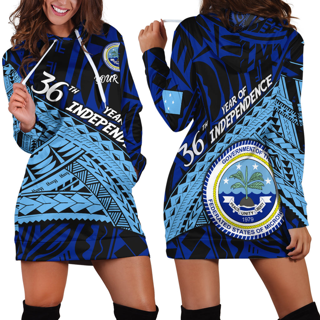 Custom Personalised FSM 36th Year Of Independence Hoodie Dress LT2 - Wonder Print Shop