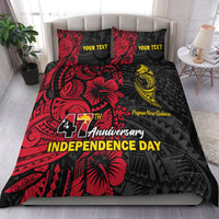 Custom Personalised Papua New Guinea 47th Independence Day Bird Of Paradise Bedding Set - LT2 - Wonder Print Shop