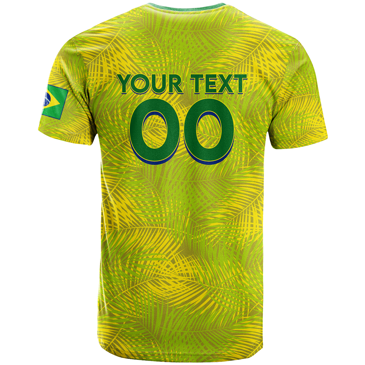Custom Brazil T Shirt Football 2022 LT2 - Wonder Print Shop
