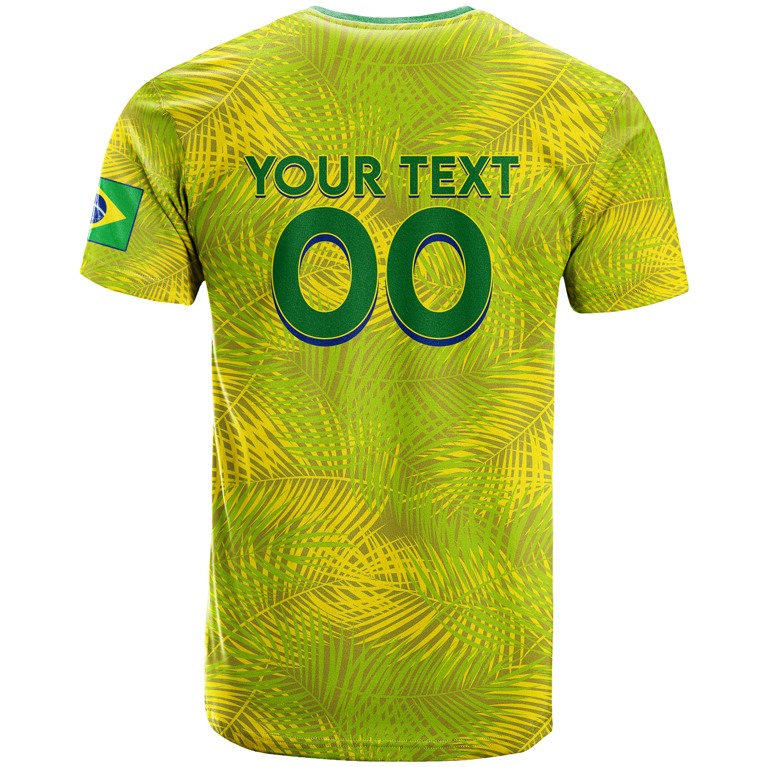 Custom Brazil T Shirt Football 2022 LT2 - Wonder Print Shop