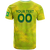 Custom Brazil T Shirt Football 2022 LT2 - Wonder Print Shop