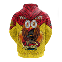 Custom Personalised Papua New Guinea Rugby Kumul Pride Hoodie LT2 - Wonder Print Shop
